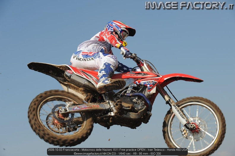 2009-10-03 Franciacorta - Motocross delle Nazioni 1511 Free practice OPEN - Ivan Tedesco - Honda 450 USA.jpg